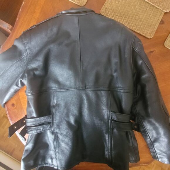 Coat perfecto thick leather adjustable - Picture 3 of 10